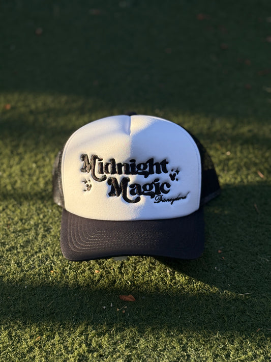 Midnight Magic Trucker [Black/White Foam]