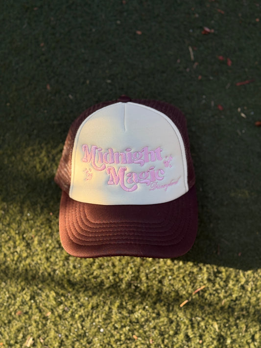 Midnight Magic Trucker [Brown/Cream]